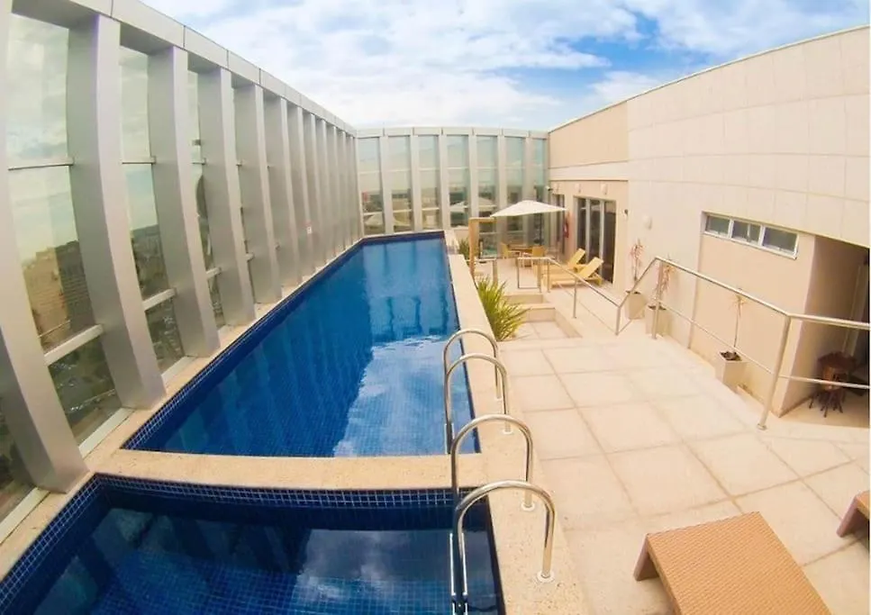 Flat Hotel Fusion Estacionamento E Varandao F13 Brasília 0*,  Brasil